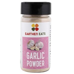 Earthen Eats Garlic Powder | Net Wt. 90 gm | Fresh & Pure